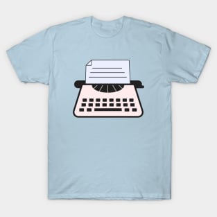 Cute and Adorable Old School Typewriter T-Shirt T-Shirt